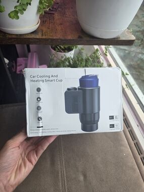 Car Cooling and Heating Smart Cup - Blue Accent
